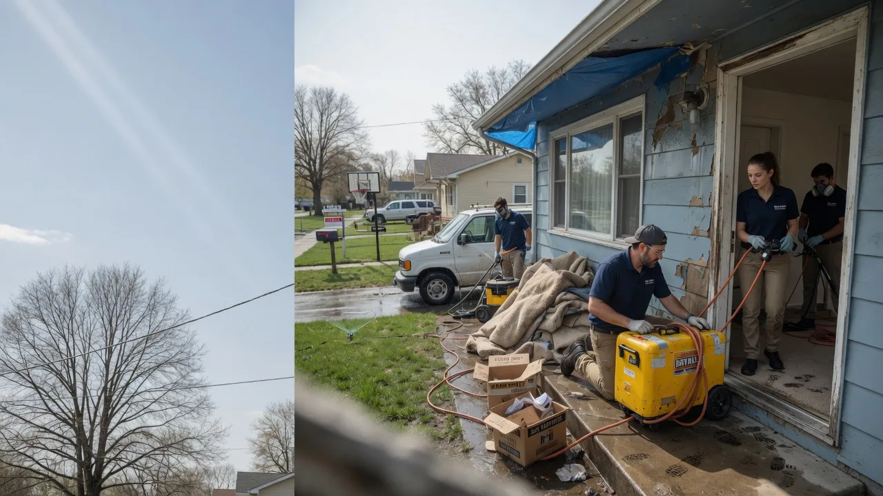 Basement Flood Cleanup in Peever, SD near me